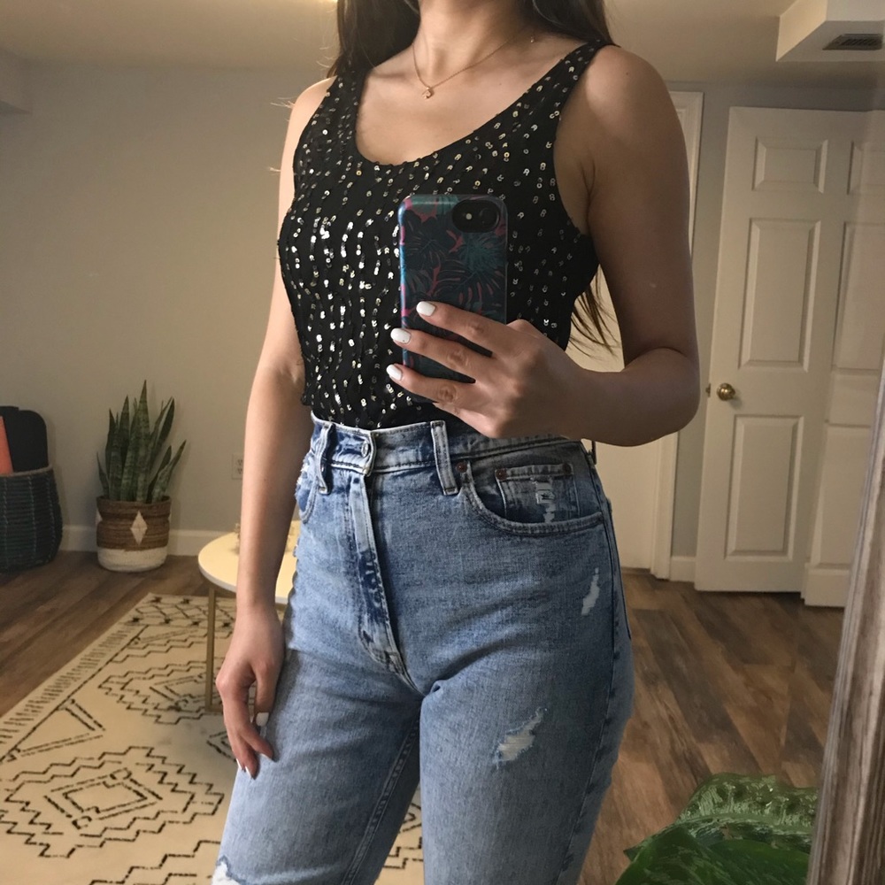 Sequins Tank Top